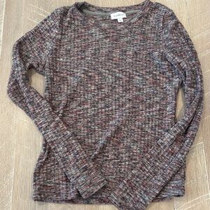 Evereve Multicolor Knit Long Sleeve Top